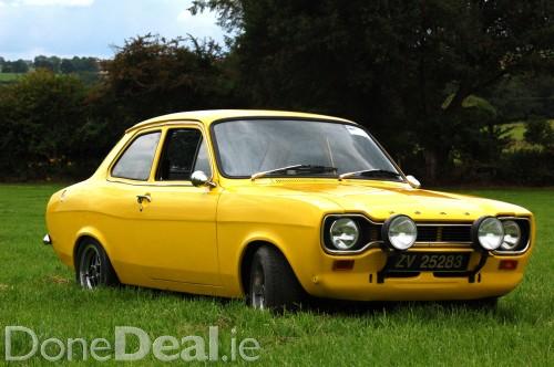 This restored mk1 escort is being raffled by the Parents Association of